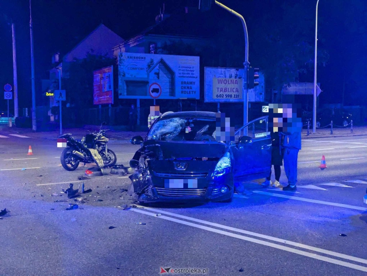 Wypadek przy dworcu w Ostrołęce [27.09.2024] - zdjęcie #9 - eOstroleka.pl