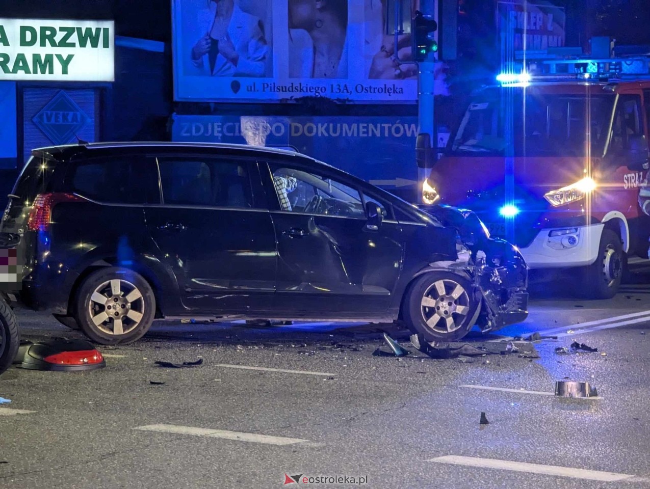 Wypadek przy dworcu w Ostrołęce [27.09.2024] - zdjęcie #7 - eOstroleka.pl