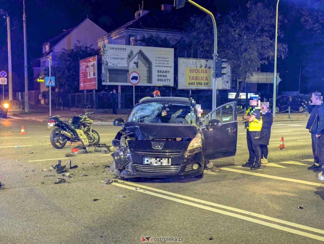 Wypadek przy dworcu w Ostrołęce [27.09.2024] - zdjęcie #5 - eOstroleka.pl