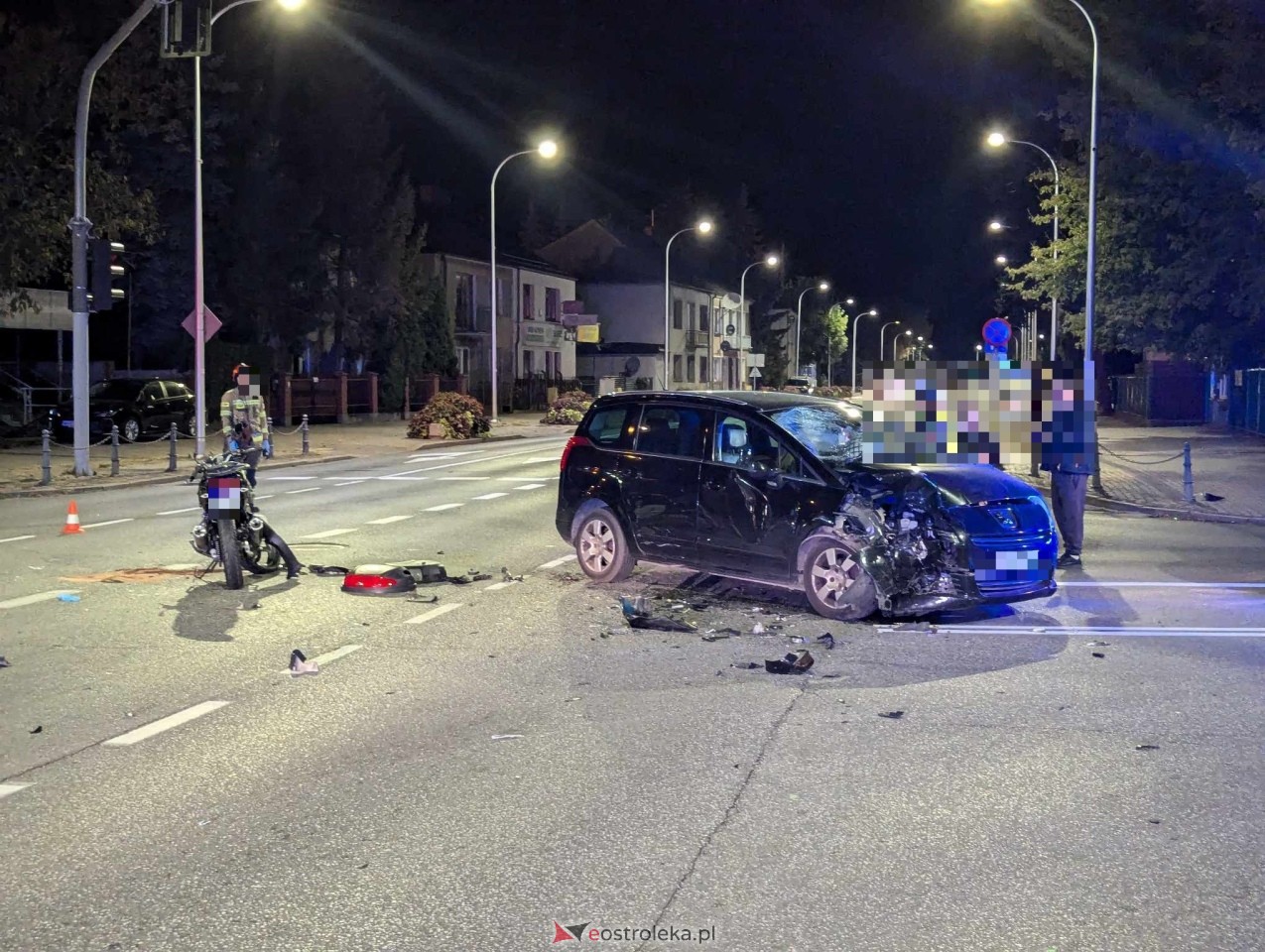 Wypadek przy dworcu w Ostrołęce [27.09.2024] - zdjęcie #2 - eOstroleka.pl