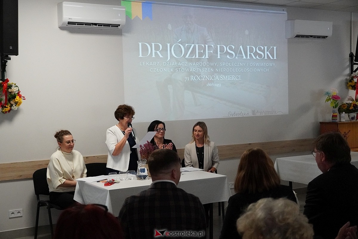 Spotkanie ku czci dr. Józefa Psarskiego [07.10.2024] - zdjęcie #3 - eOstroleka.pl
