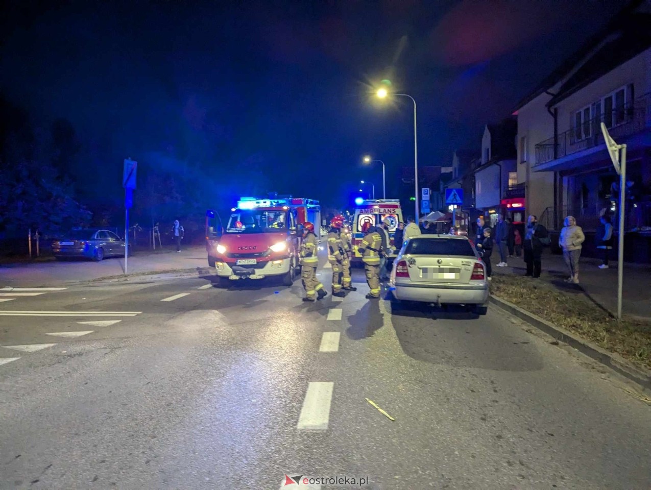 Potrącenie przy Piłsudskiego [8.10.2024] - zdjęcie #6 - eOstroleka.pl