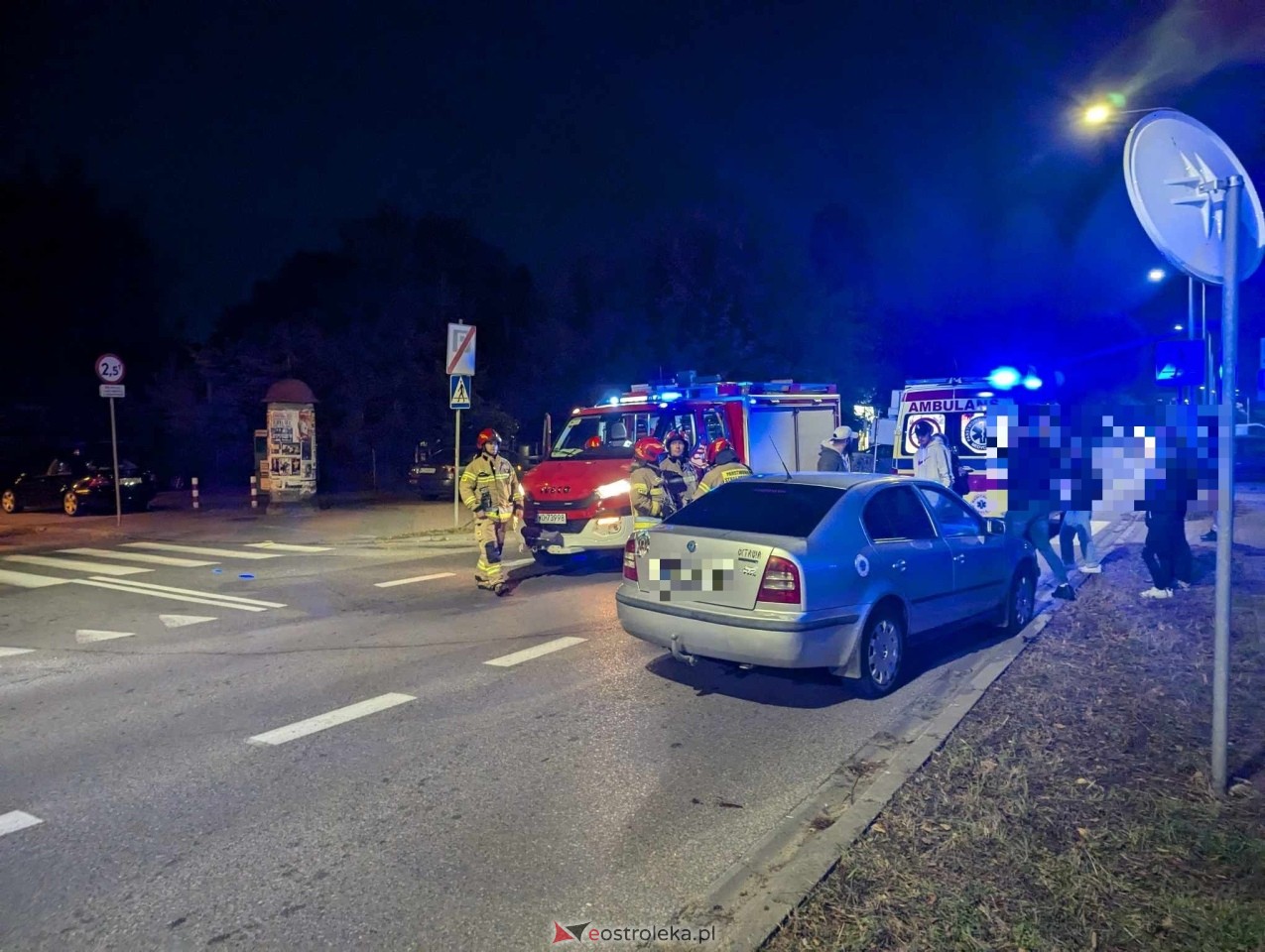 Potrącenie przy Piłsudskiego [8.10.2024] - zdjęcie #5 - eOstroleka.pl