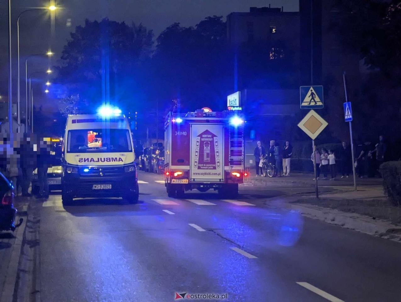 Potrącenie przy Piłsudskiego [8.10.2024] - zdjęcie #4 - eOstroleka.pl