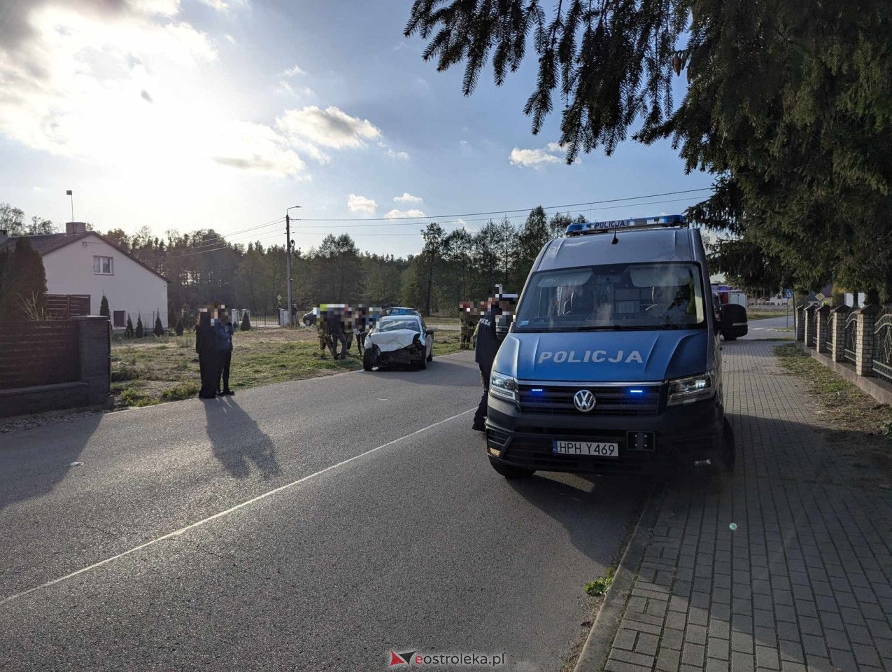 Wypadek w Olszewie-Borkach [23.10.2024] - zdjęcie #12 - eOstroleka.pl