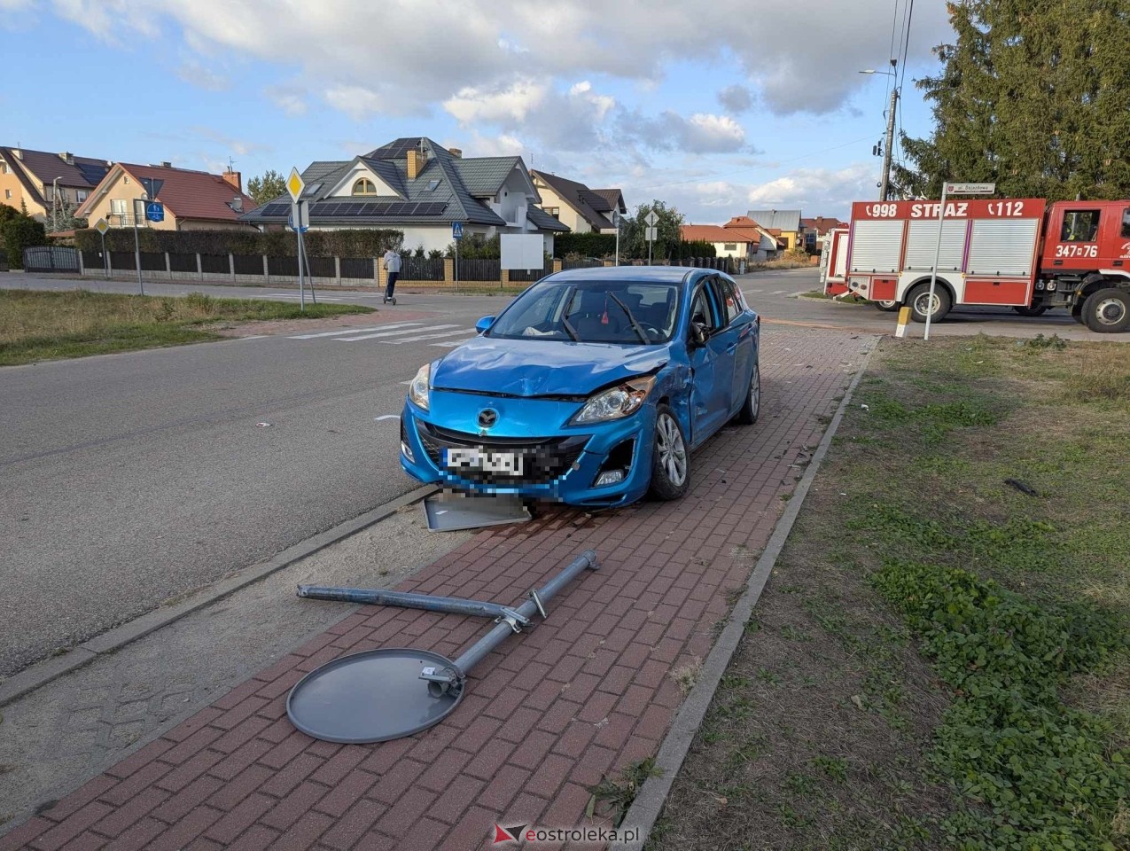 Wypadek w Olszewie-Borkach [23.10.2024] - zdjęcie #7 - eOstroleka.pl