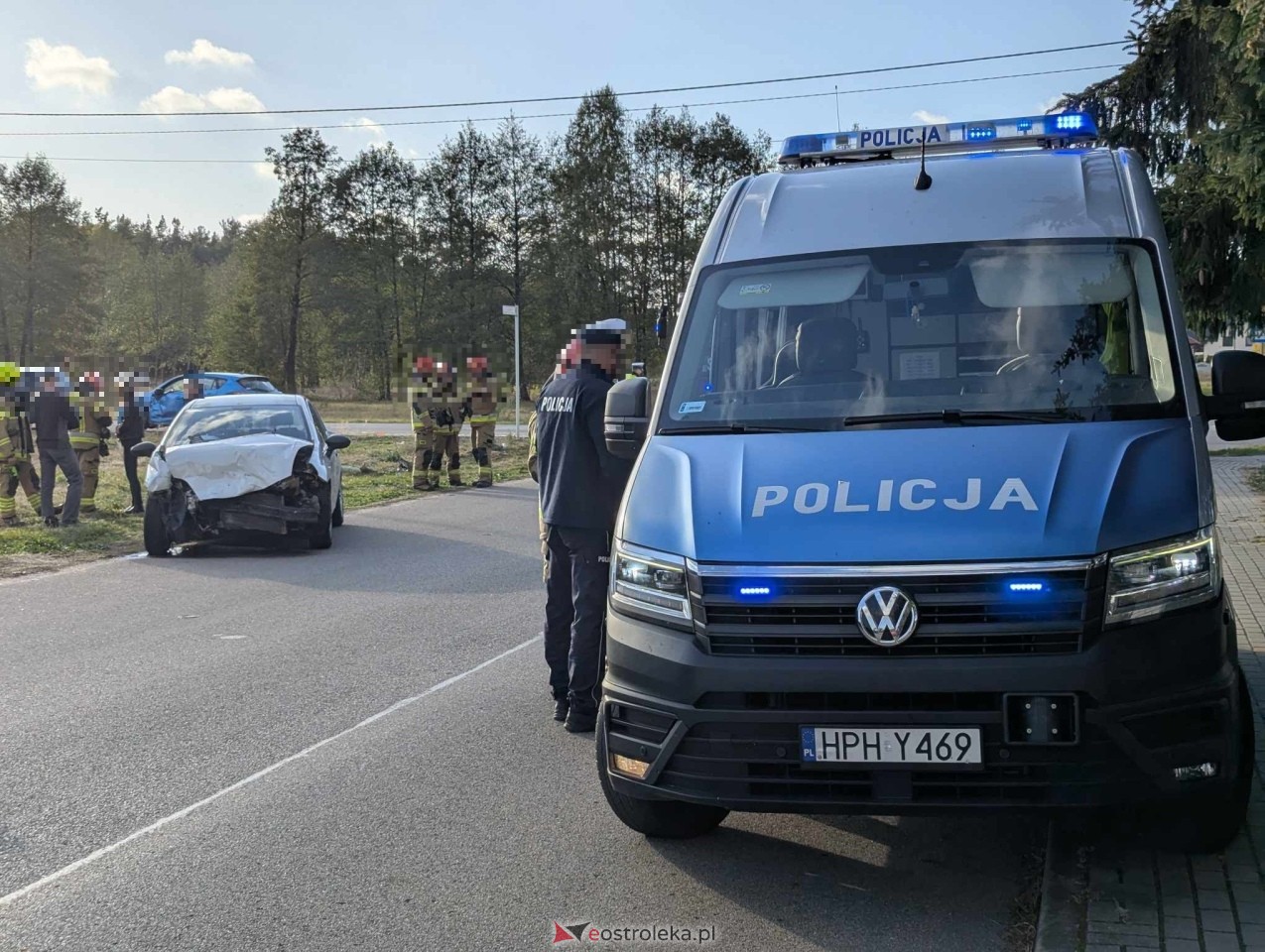Wypadek w Olszewie-Borkach [23.10.2024] - zdjęcie #5 - eOstroleka.pl
