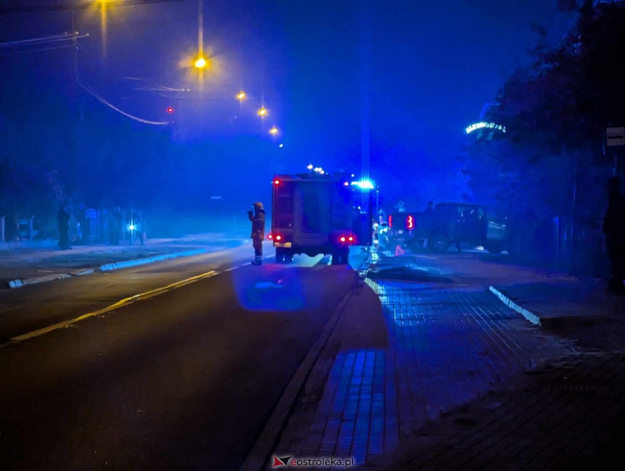 Wypadek na Słowackiego w Rzekuniu [27.10.2024] - zdjęcie #9 - eOstroleka.pl