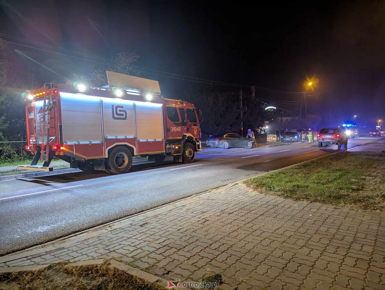 Wypadek na Słowackiego w Rzekuniu [27.10.2024] - zdjęcie #3 - eOstroleka.pl