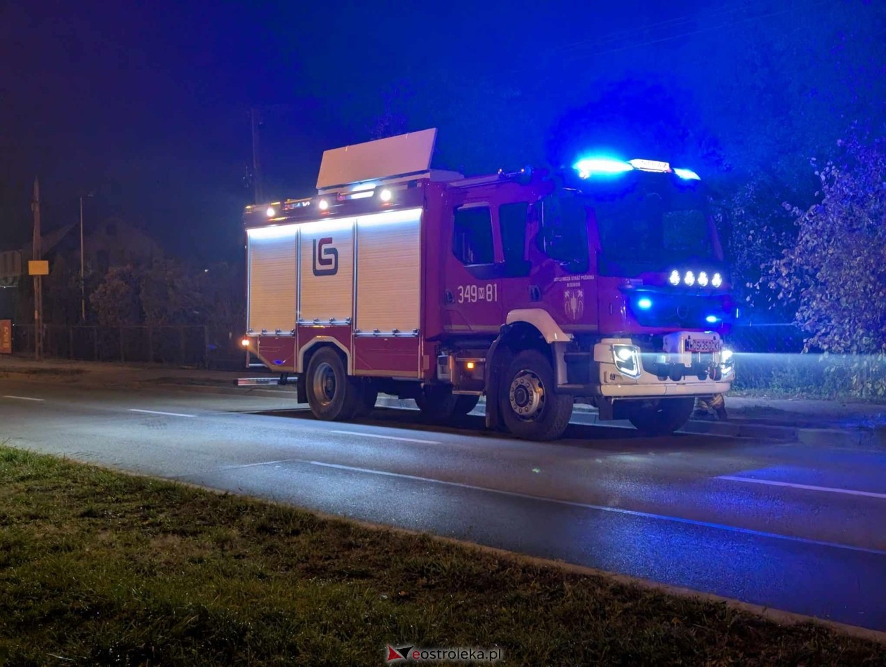 Wypadek na Słowackiego w Rzekuniu [27.10.2024] - zdjęcie #2 - eOstroleka.pl