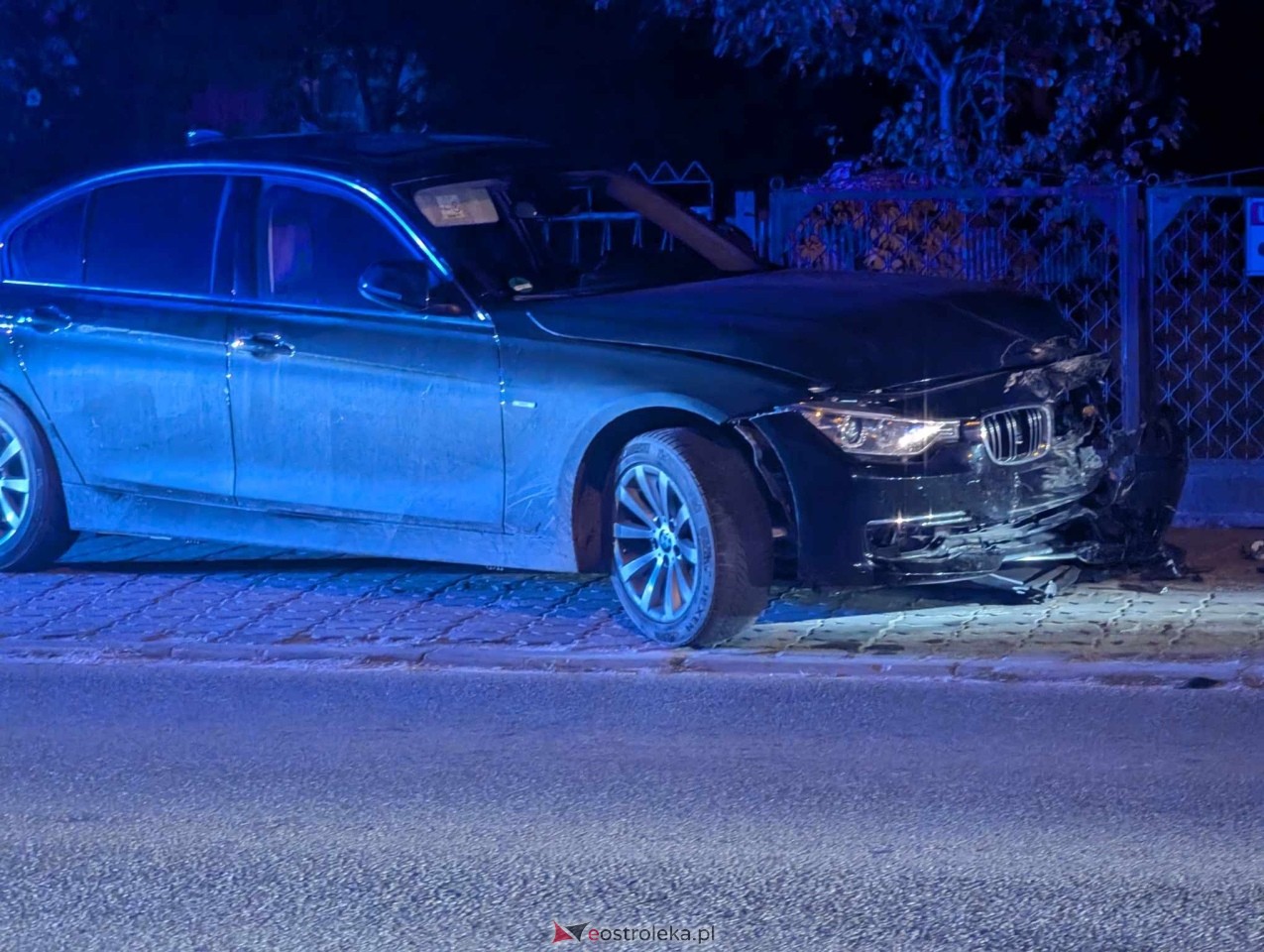 Wypadek na Słowackiego w Rzekuniu [27.10.2024] - zdjęcie #1 - eOstroleka.pl
