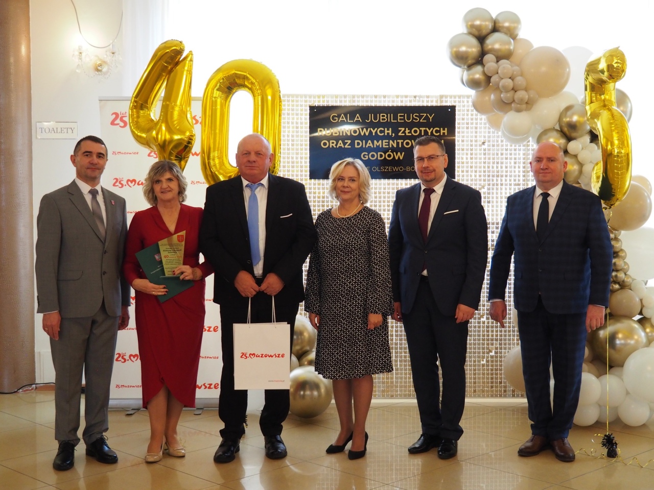 Jubileusz rubinowych, złotych i diamentowych godów w Olszewie-Borkach [29.10.2024] - zdjęcie #10 - eOstroleka.pl