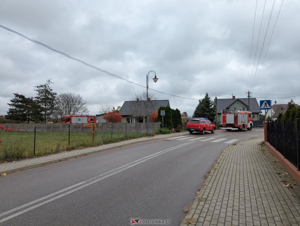 Pożar w Rzekuniu: Szybka reakcja strażaków [30.10.2024] - zdjęcie #4 - eOstroleka.pl