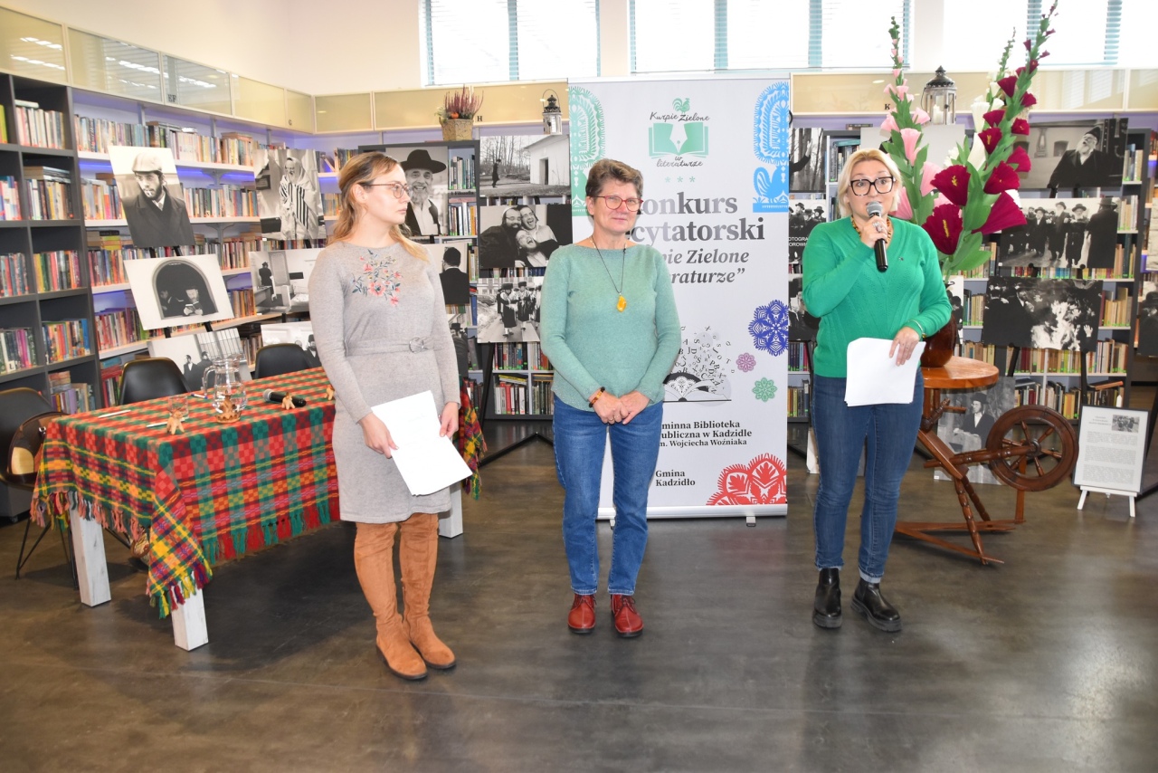 Eliminacje gminne konkursu recytatorskiego Kurpie Zielone w Literaturze w Kadzidle [29.10.2024] - zdjęcie #32 - eOstroleka.pl