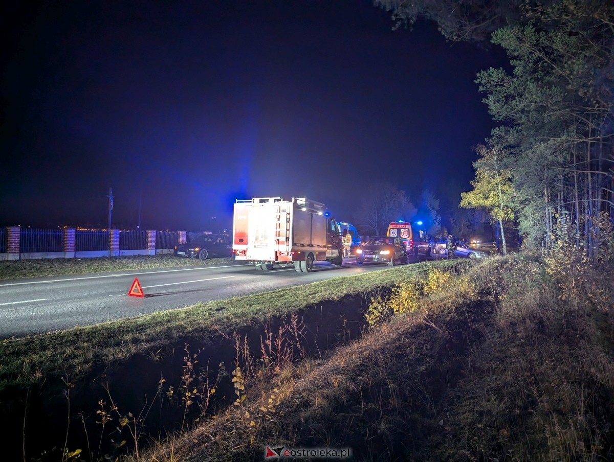 Wypadek w Łęgu Starościńskim [01.11.2024] - zdjęcie #11 - eOstroleka.pl