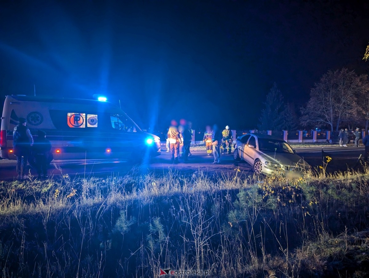 Wypadek w Łęgu Starościńskim [01.11.2024] - zdjęcie #7 - eOstroleka.pl