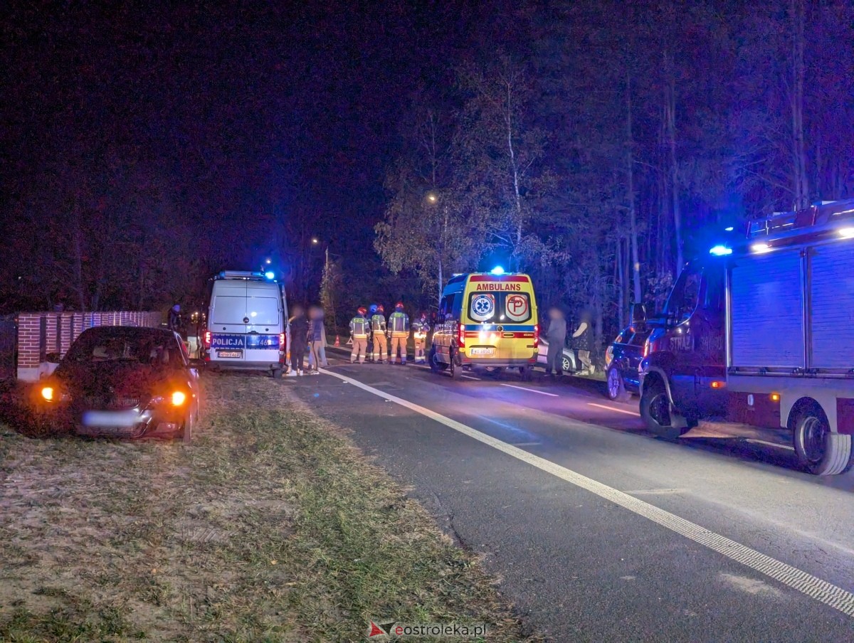 Wypadek w Łęgu Starościńskim [01.11.2024] - zdjęcie #1 - eOstroleka.pl