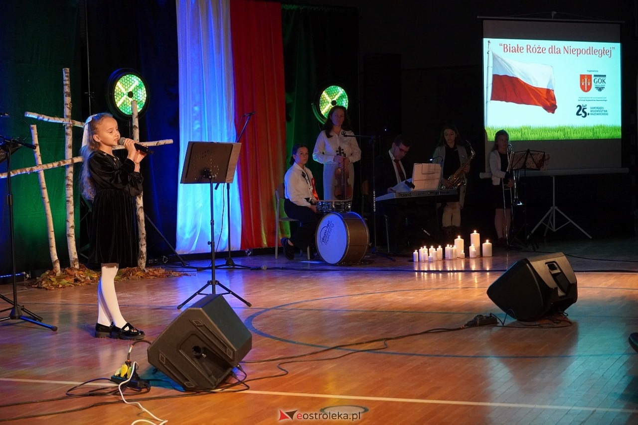 Koncert Białe Róże dla Niepodległej w Olszewie-Borkach [11.11.2024] - zdjęcie #3 - eOstroleka.pl
