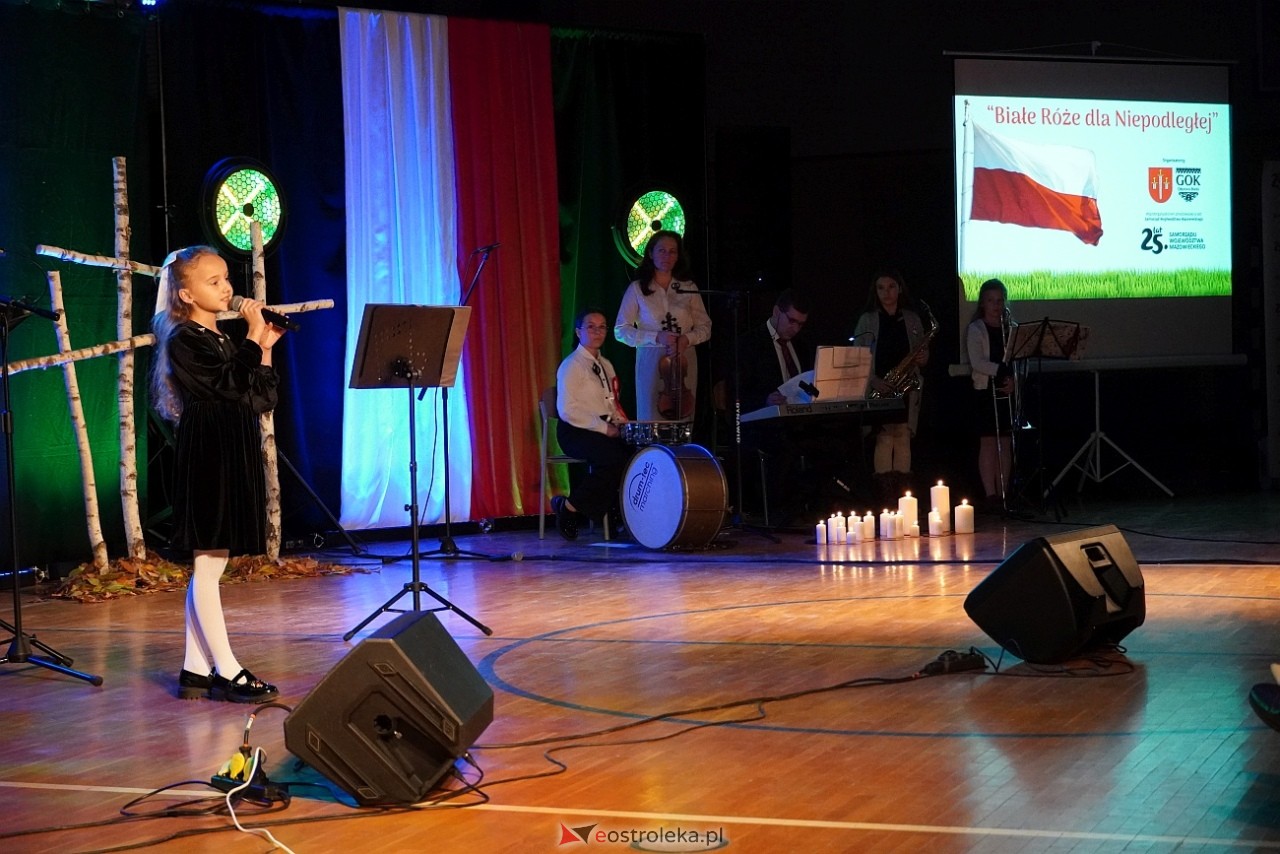 Koncert Białe Róże dla Niepodległej w Olszewie-Borkach [11.11.2024] - zdjęcie #2 - eOstroleka.pl