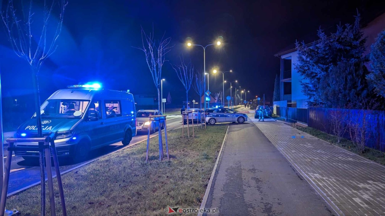 Wypadek przy ul. Gołasia [19.11.2024] - zdjęcie #18 - eOstroleka.pl