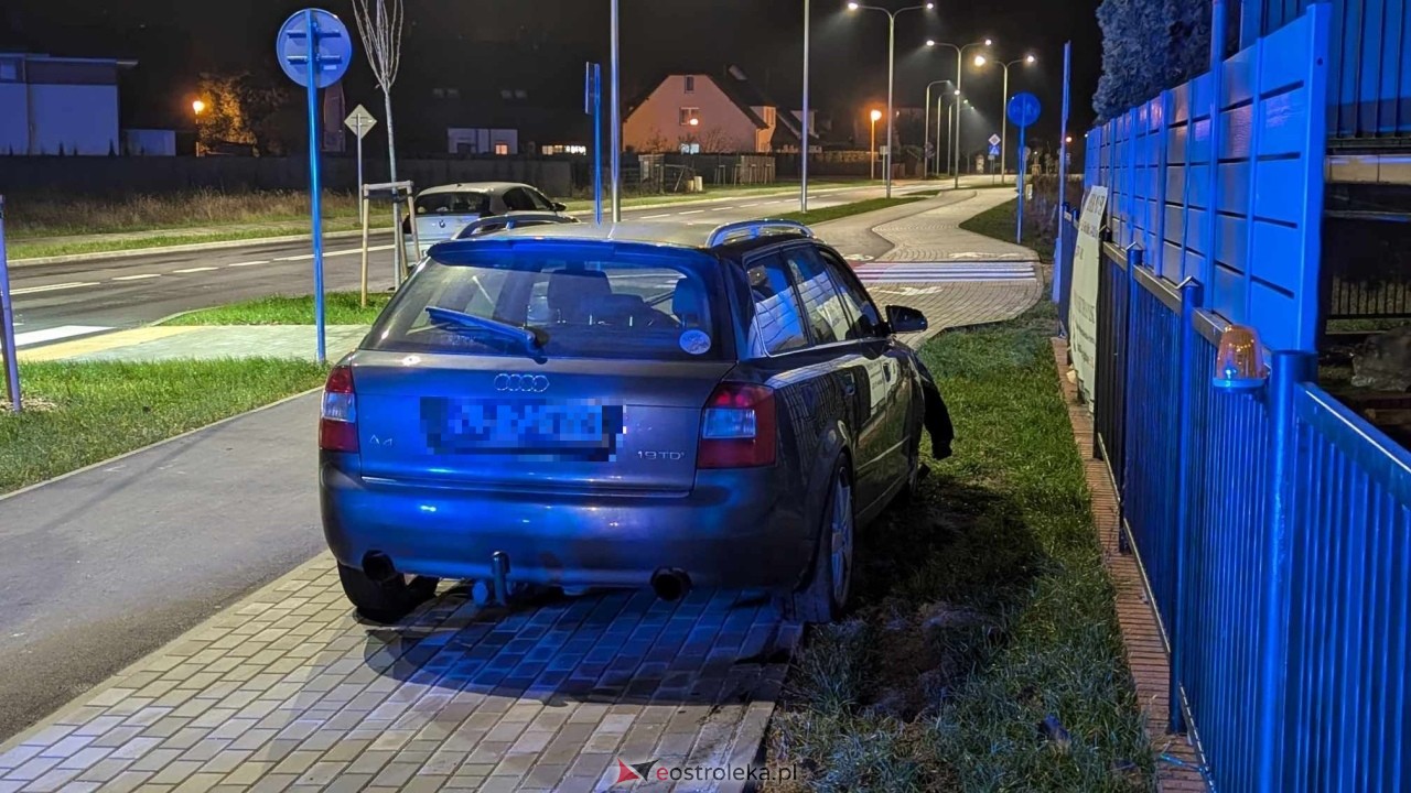 Wypadek przy ul. Gołasia [19.11.2024] - zdjęcie #6 - eOstroleka.pl