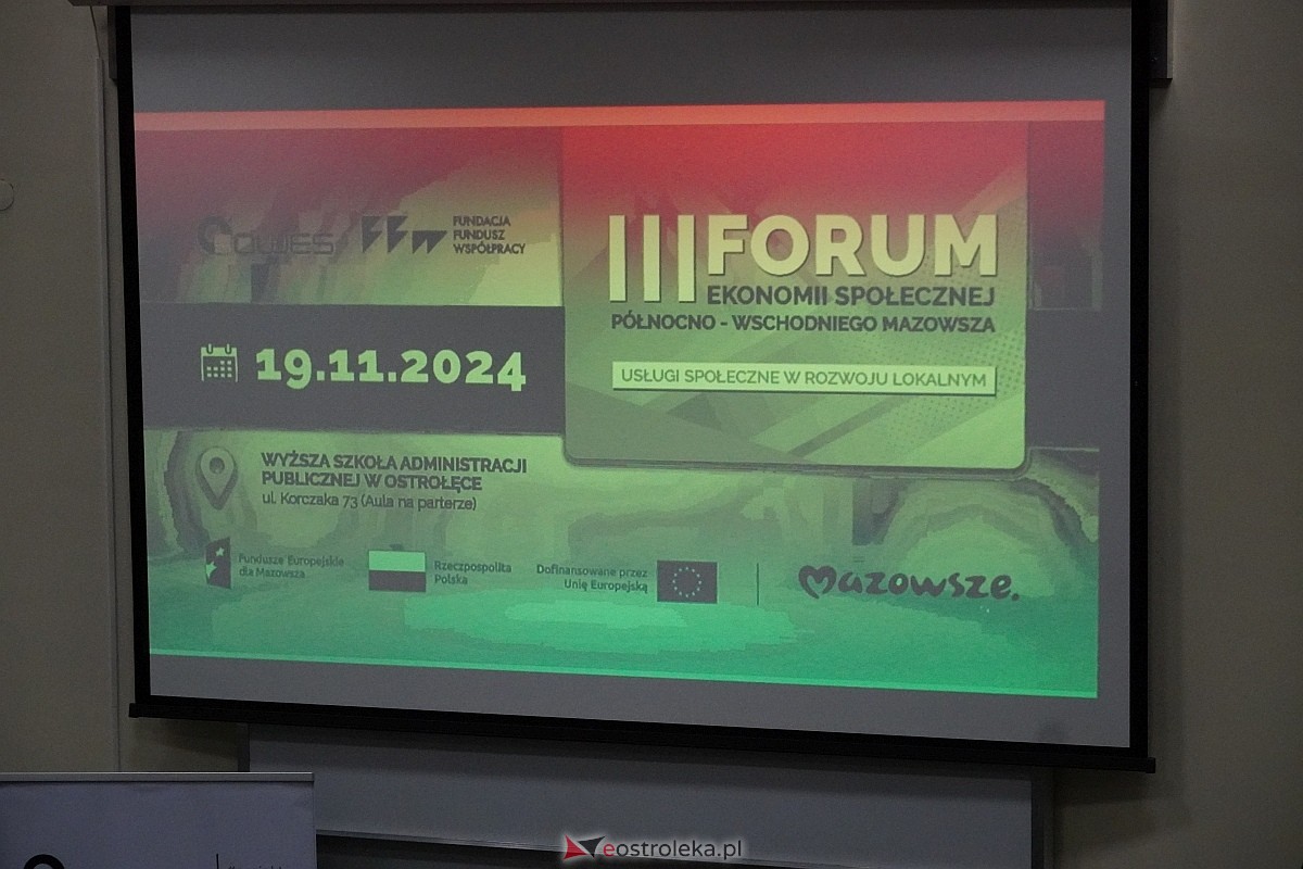 III Forum Ekonomii Społecznej w Ostrołęce [19.11.2024] - zdjęcie #32 - eOstroleka.pl