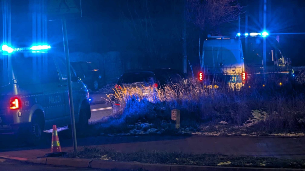 Potrącenie pieszego na ulicy Słowackiego w Ostrołęce [23.11.2024] - zdjęcie #15 - eOstroleka.pl