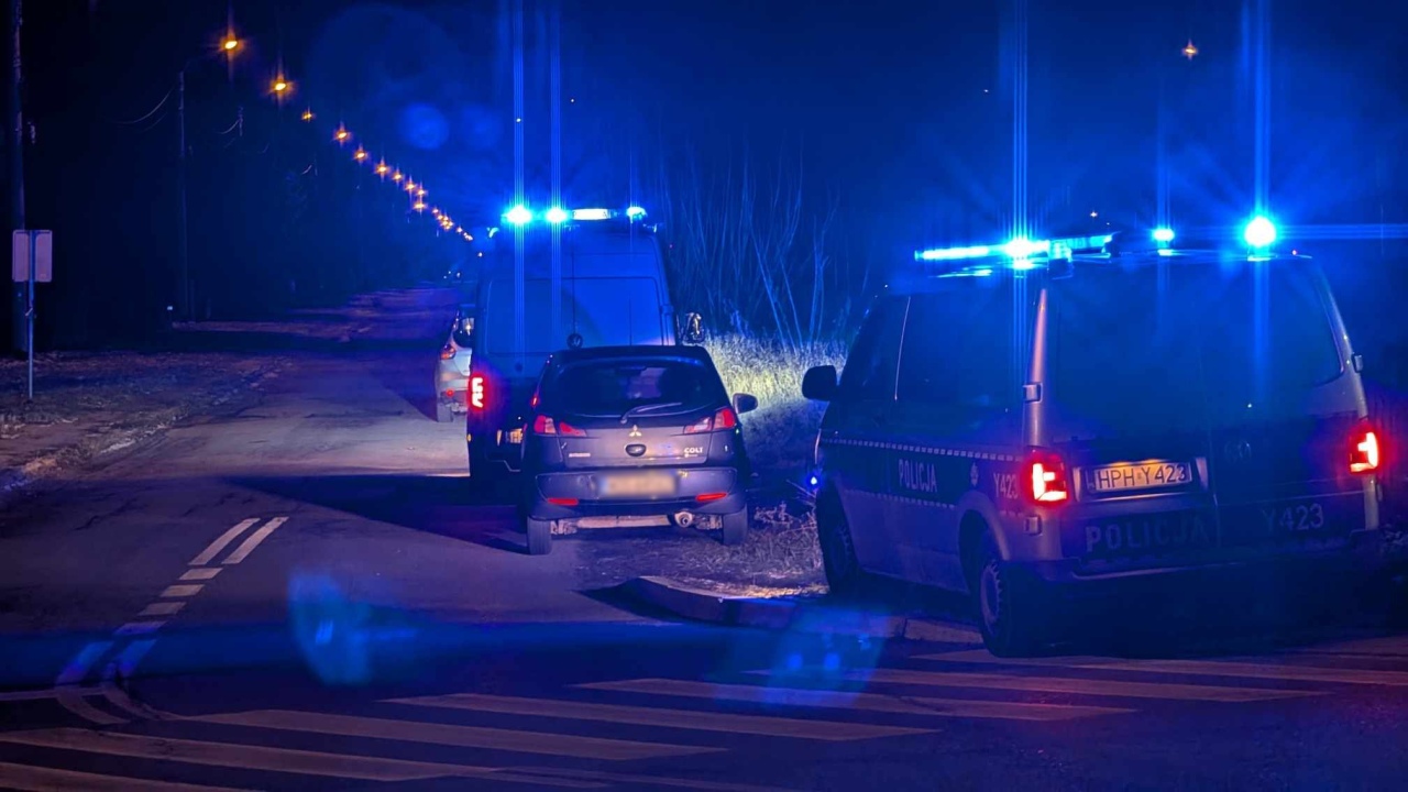 Potrącenie pieszego na ulicy Słowackiego w Ostrołęce [23.11.2024] - zdjęcie #14 - eOstroleka.pl