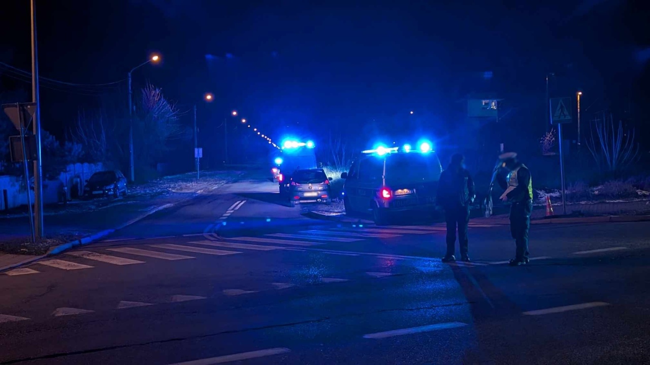 Potrącenie pieszego na ulicy Słowackiego w Ostrołęce [23.11.2024] - zdjęcie #12 - eOstroleka.pl