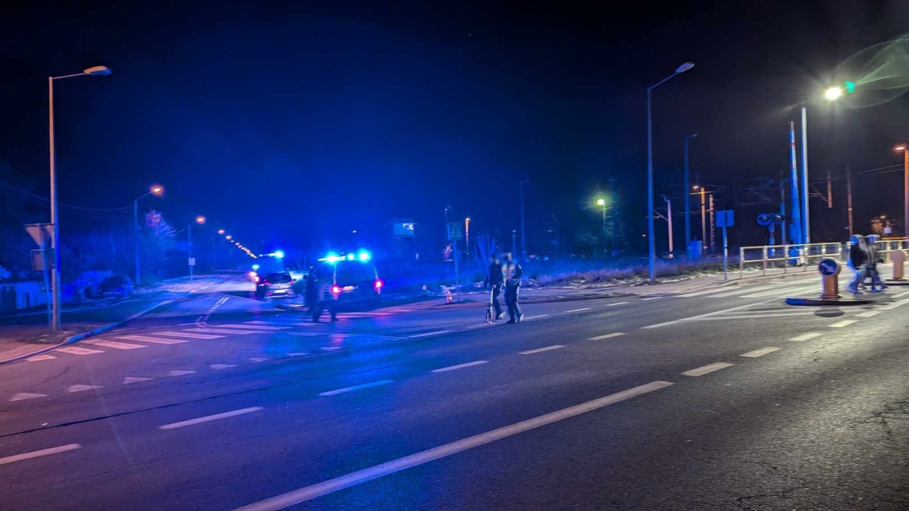 Potrącenie pieszego na ulicy Słowackiego w Ostrołęce [23.11.2024] - zdjęcie #7 - eOstroleka.pl