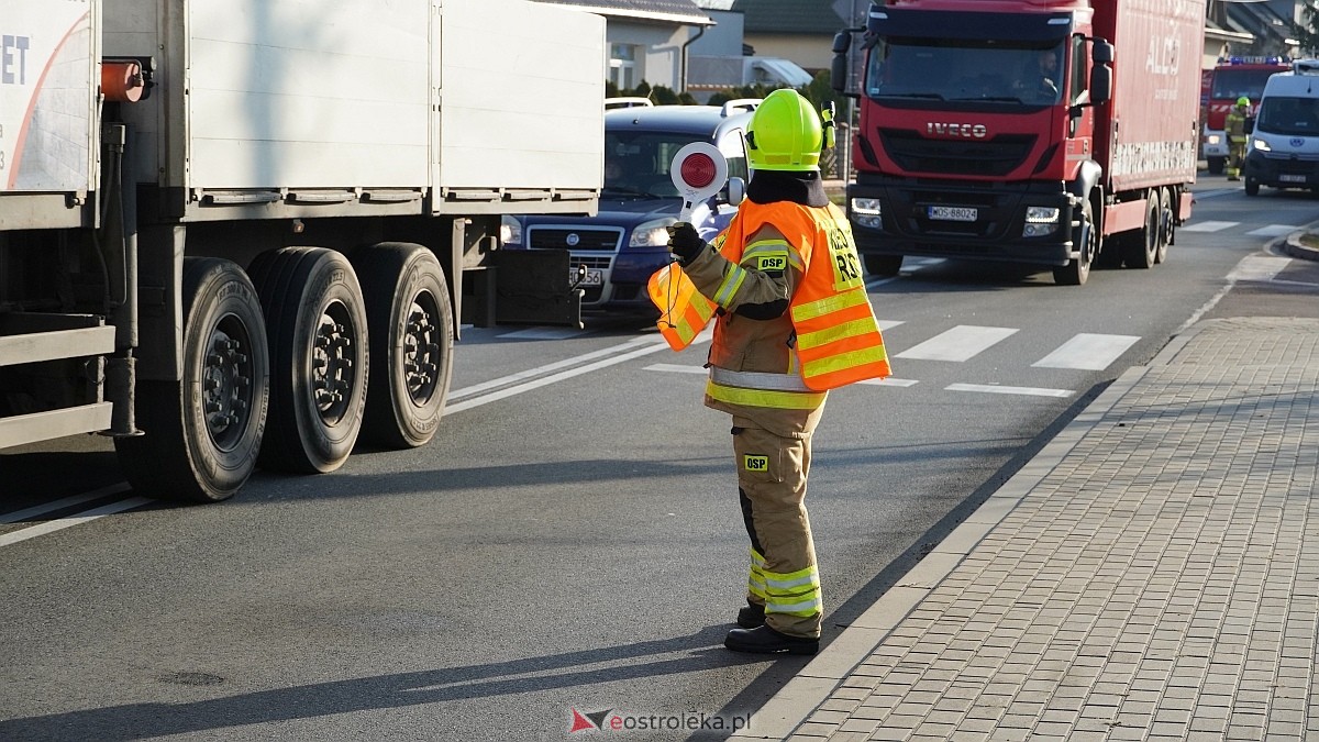 Wypadek w Zamościu [26.11.2024] - zdjęcie #2 - eOstroleka.pl