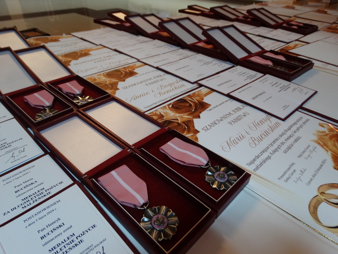 Złote, Szmaragdowe i Diamentowe Gody w gminie Czerwin [23.11.2024] - zdjęcie #28 - eOstroleka.pl