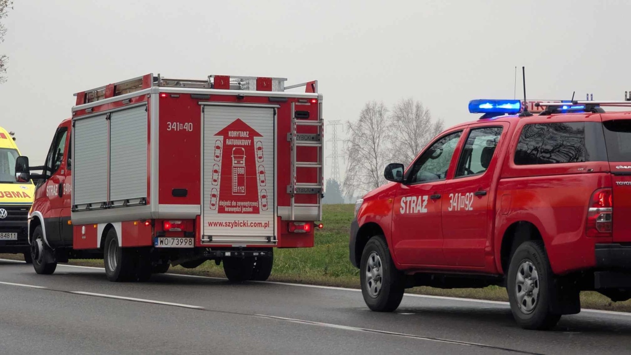 Wypadekw Rzekuniu na DW627 [03.12.2024] - zdjęcie #11 - eOstroleka.pl