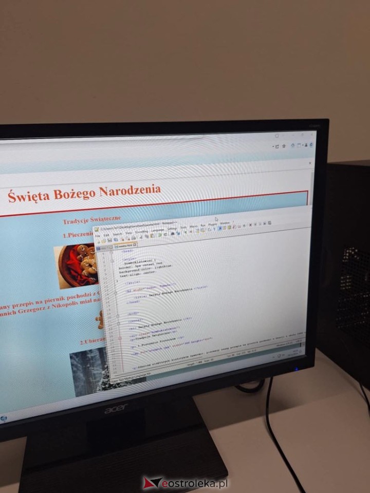 Świąteczna magia w HTML - SP 10 Ostrołęka - zdjęcie #10 - eOstroleka.pl