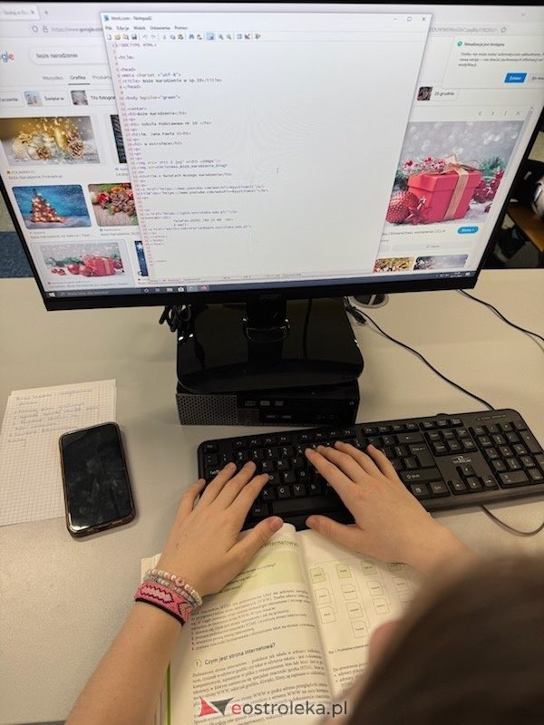 Świąteczna magia w HTML - SP 10 Ostrołęka - zdjęcie #9 - eOstroleka.pl