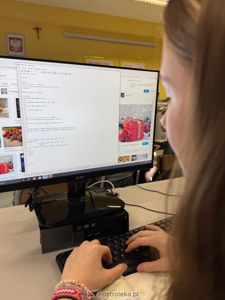 Świąteczna magia w HTML - SP 10 Ostrołęka - zdjęcie #6 - eOstroleka.pl