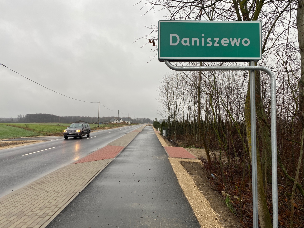 Droga Rzekuń - Daniszewo po przebudowie [04.12.2024] - zdjęcie #8 - eOstroleka.pl