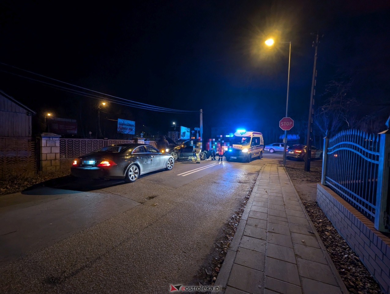 Wypadek przy Stacha Konwy [6.12.2024] - zdjęcie #9 - eOstroleka.pl