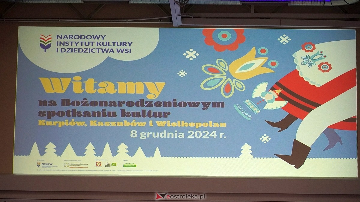 Bożonarodzeniowe spotkanie kultur Kurpiów, Kaszubów i Wielkopolan [8.12.2024] - zdjęcie #63 - eOstroleka.pl