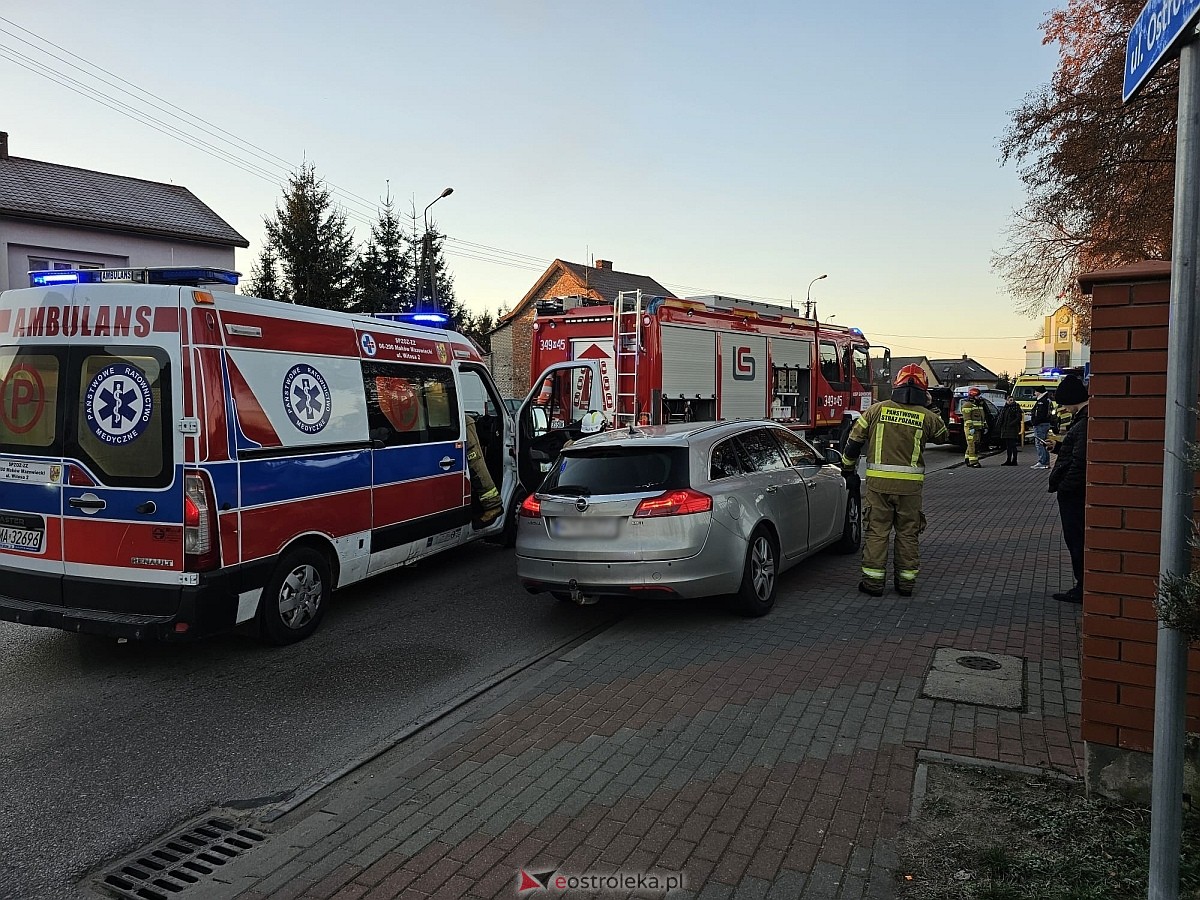 Wypadek na ul. Ostrołęckiej w Goworowie [13.12.2024] - zdjęcie #6 - eOstroleka.pl