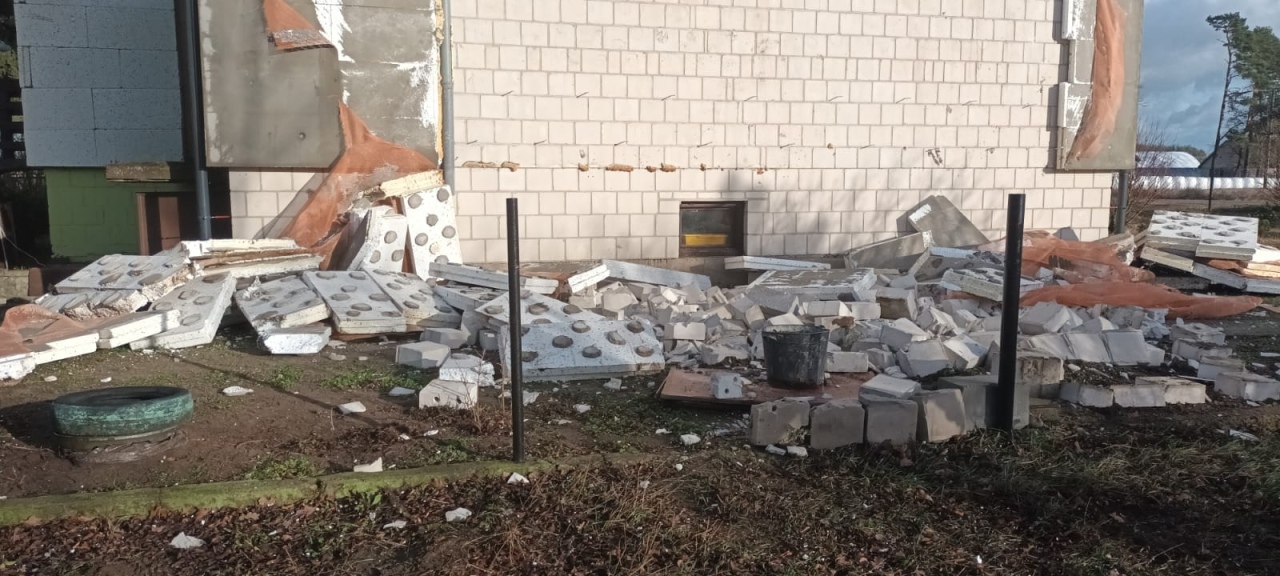 Gwałtowna nawałnica w powiecie ostrołęckim [16.12.2024] - zdjęcie #5 - eOstroleka.pl