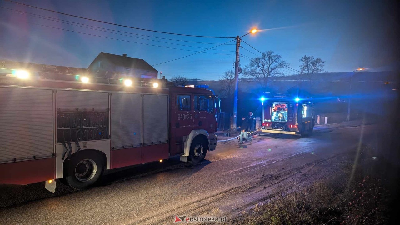 Pożar w kotłowni przy ulicy Kolejowej [16.12.2024] - zdjęcie #5 - eOstroleka.pl