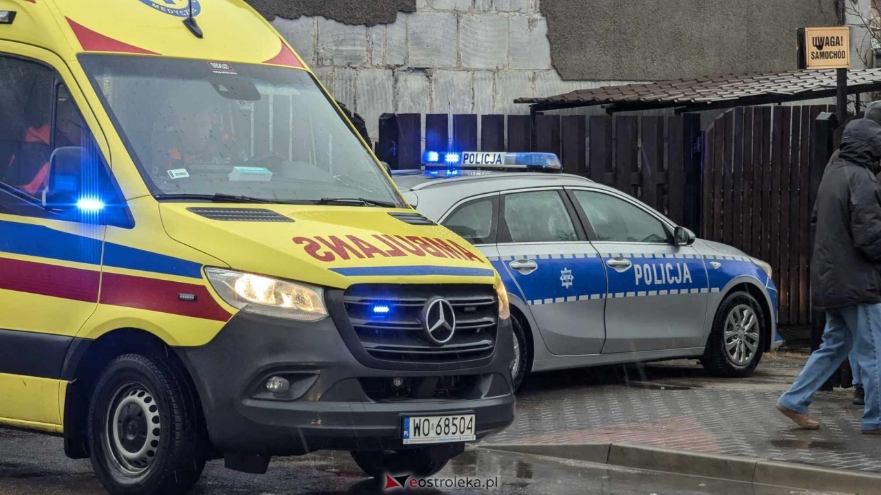 Wypadek na Inwalidów Wojennych w Ostrołęce [17.12.2024] - zdjęcie #10 - eOstroleka.pl