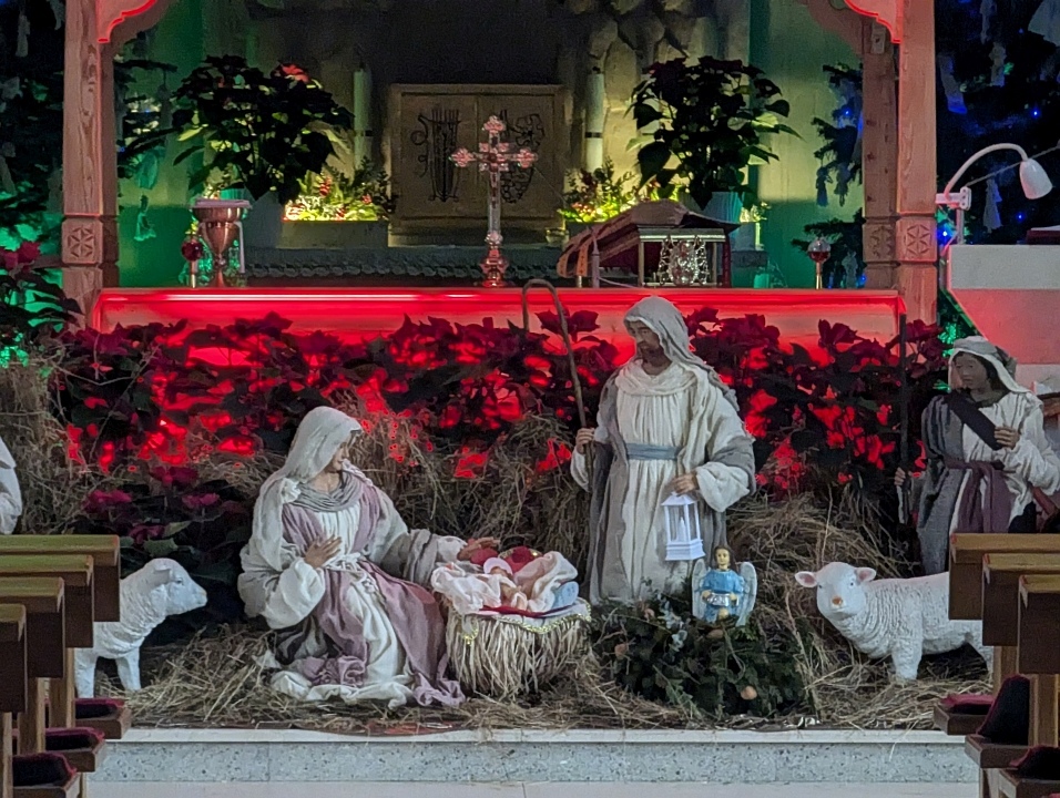 Bożonarodzeniowe szopki w kościołach w Ostrołęce i Rzekuniu [25.12.2024] - zdjęcie #21 - eOstroleka.pl