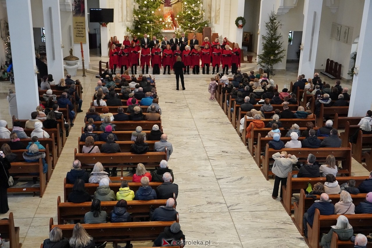 Koncert Ostrołęckiego Chóru Kameralnego W ubogiej stajence w kościele św. Franciszka z Asyżu [29.12.2024] - zdjęcie #10 - eOstroleka.pl