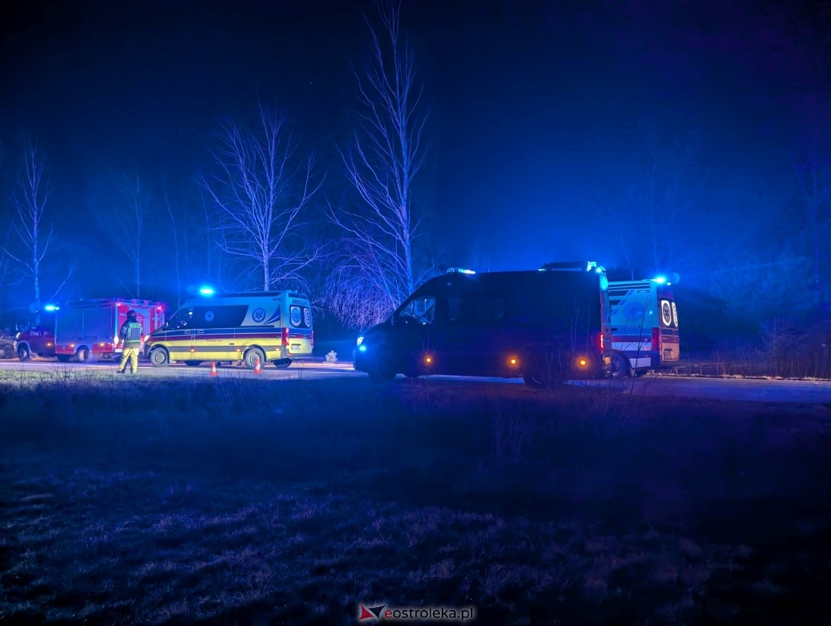 Wypadek w Łodziskach [29.12.2024] - zdjęcie #10 - eOstroleka.pl