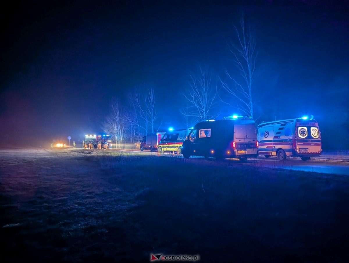 Wypadek w Łodziskach [29.12.2024] - zdjęcie #3 - eOstroleka.pl