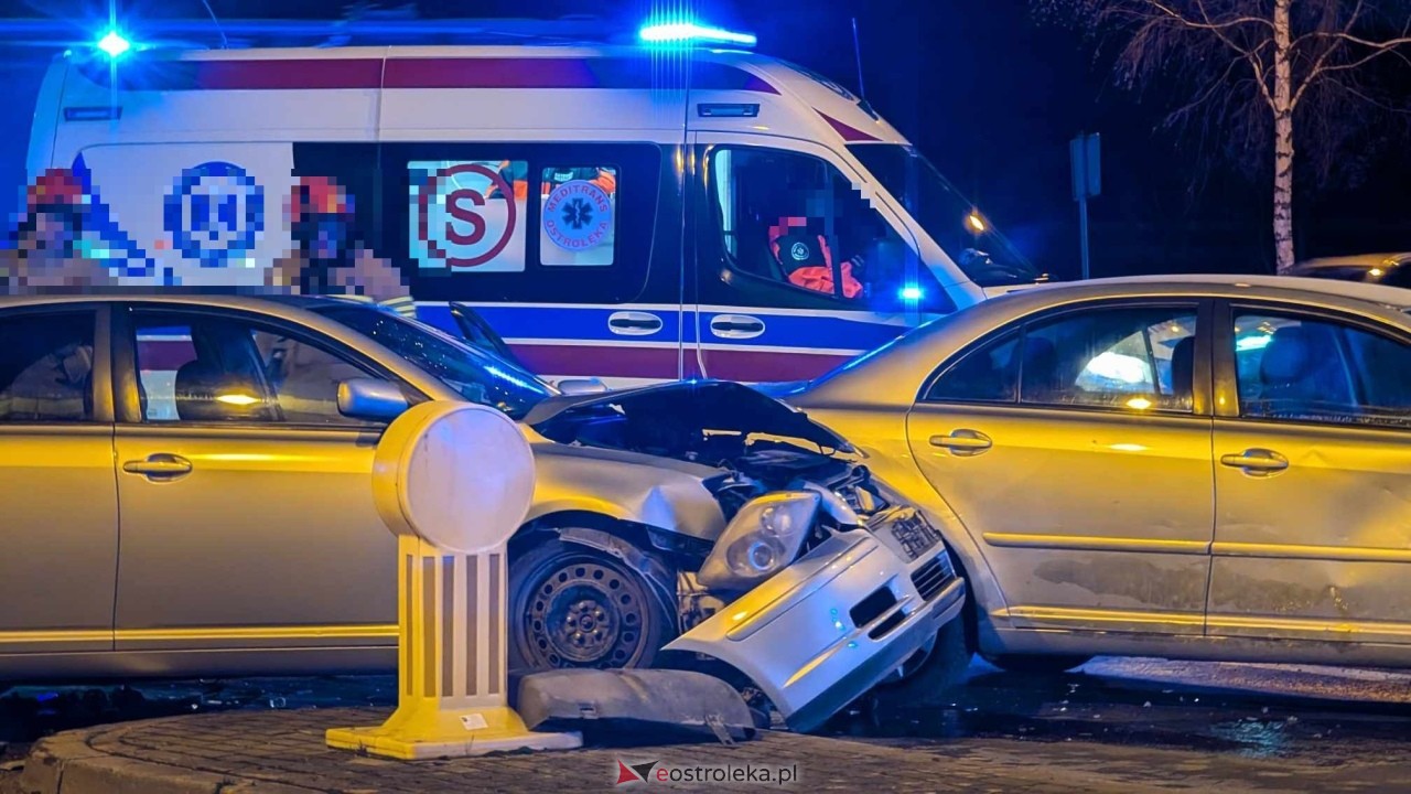Wypadek w Ostrołęce [02.01.2025] - zdjęcie #17 - eOstroleka.pl