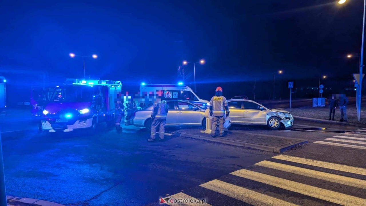 Wypadek w Ostrołęce [02.01.2025] - zdjęcie #4 - eOstroleka.pl