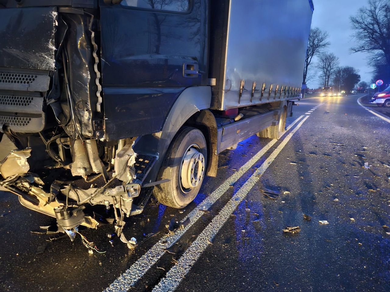 Wypadek w Kordowie [8.01.2025] - zdjęcie #3 - eOstroleka.pl